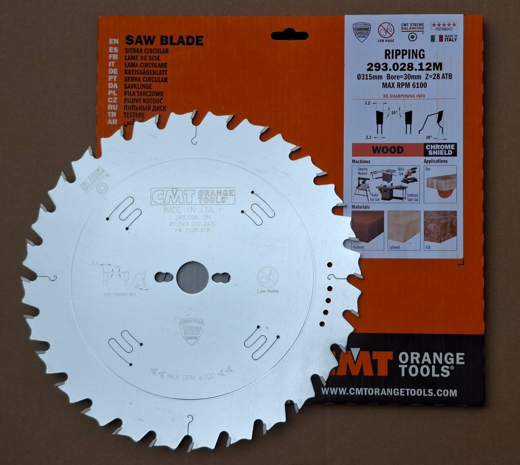 Pânza circular CMT pentru tivit și spintecat 315x3,5/2,5x30 Z