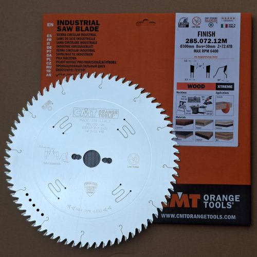 Pânza circular CMT industrială pentru retezat si formatizat diametru exterior 300mm.cod. 285.072.12M
