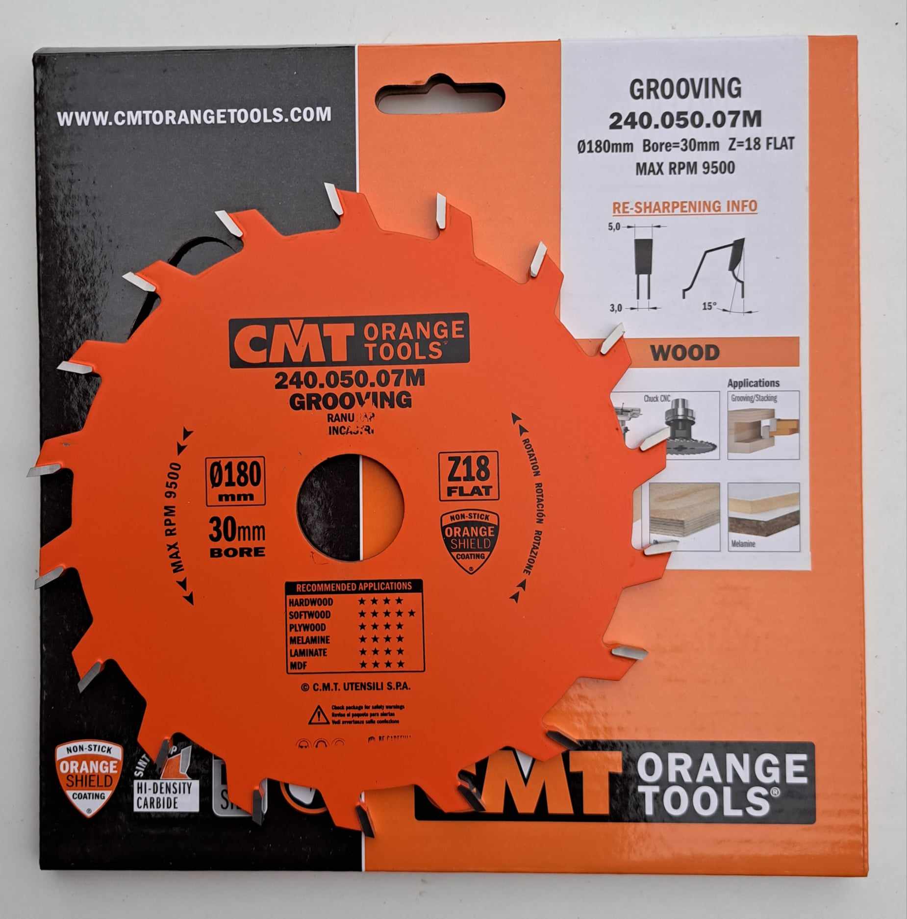 Lama circular pentru caneluri de 5mm.Cod.240.050.07M 1 Lama circular pentru caneluri de 5mm.Cod.240.050.07M