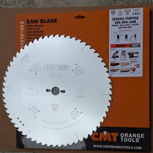 Acasa 1 Pânza circular CMT pentru retezat și formatizat,diametru 400mm.cod.285.060.16M