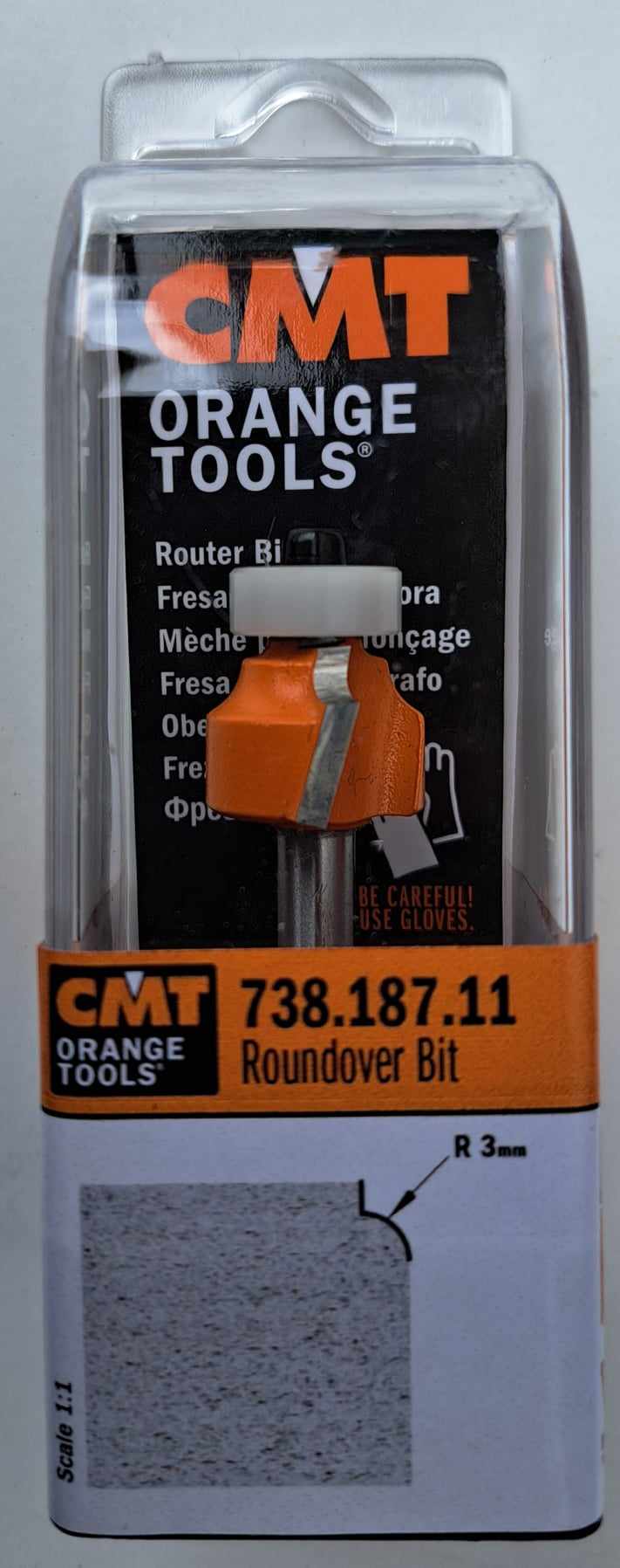 Freza CMT cu coada de 6mm.Cod.738.187.11 1 Freza CMT cu coada de 6mm.Cod.738.187.11