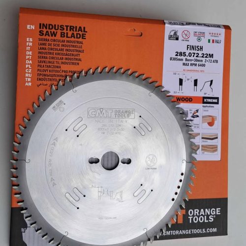 Pânza circular CMT  industrială pentru tăieri de precizie diametru exterior 305mm.cod.285.072.22M