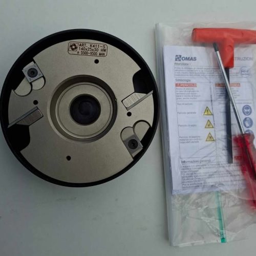 Freza OMAS K411-S profil contra profil pentru uși,alezaj 30mm.