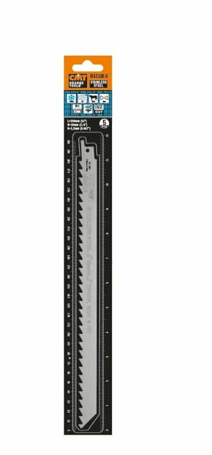 Set de 5 lame CMT pentru fierăstrău sabie Special pentru măcelărie și tăierea produselor alimentare congelate.cod.JS1211K-5 1 Set de 5 lame CMT pentru fierăstrău sabie Special pentru măcelărie și tăierea produselor alimentare congelate.cod.JS1211K-5