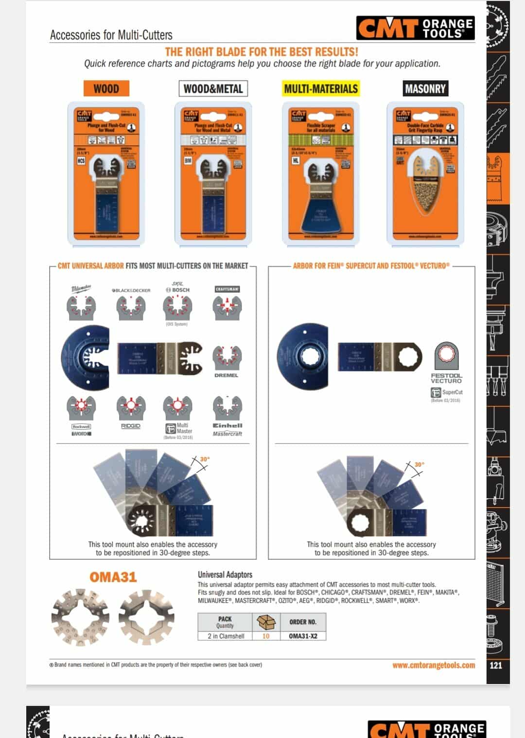 Lama diamantată CMT pentru mașina multifuncțională.cod.OMM28-X1 8 Lama diamantată CMT pentru mașina multifuncțională.cod.OMM28-X1 - imagine 8