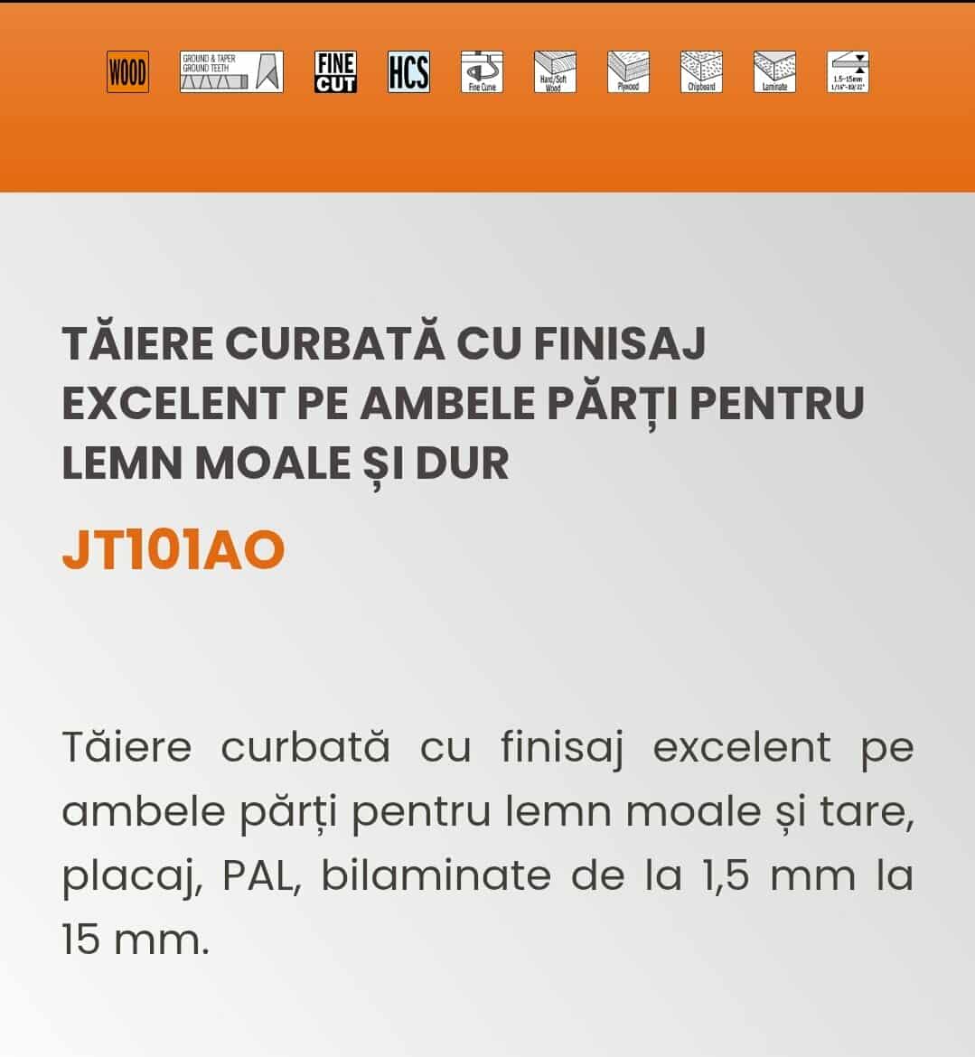 Set de 5 lame CMT pentru fierăstrău sabie.cod.JT101AO-5 3 Set de 5 lame CMT pentru fierăstrău sabie.cod.JT101AO-5 - imagine 3