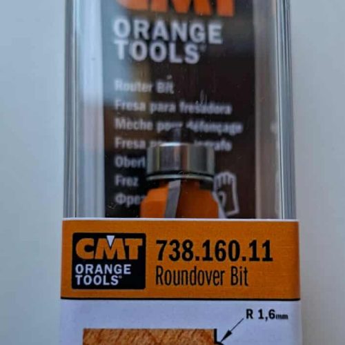 Acasa 10 Freza CMT R1,6mm.cu coada de 6mm.cod.738.160.11