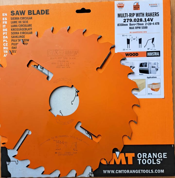 Pânza circular industrială CMT pentru multilamă, alezaj(gaura pentru ax 70mm.) cod.279.028.14V 1 Pânza circular industrială CMT pentru multilamă, alezaj(gaura pentru ax 70mm.) cod.279.028.14V