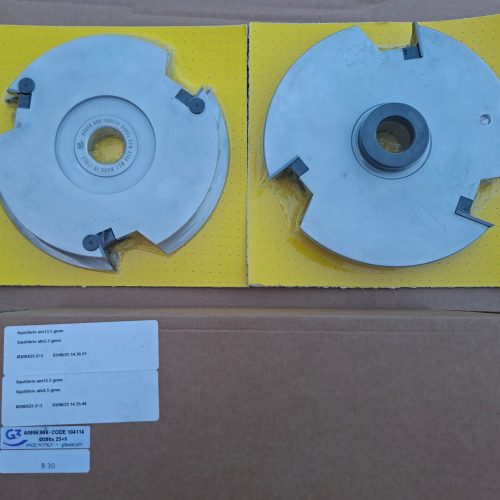 Acasa 20 Grup de freze FANTACCI G3 pentru uși interioare cu profil pe ambele părți,alezaj 30mm