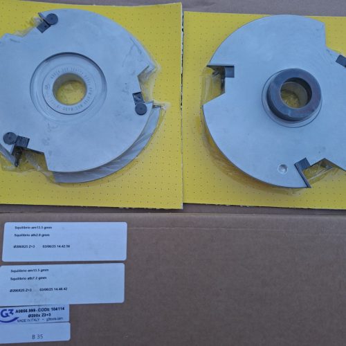 Grup de freze FANTACII G3 profil contra profil pe ambele părți,alezaj 35mm