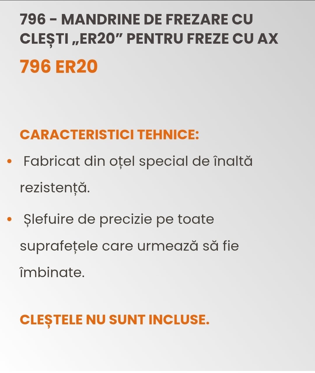 Mandrina CMT pentru mașinile de frezat cu ax vertical.cod796.142.00 5 Mandrina CMT pentru mașinile de frezat cu ax vertical.cod796.142.00 - imagine 5