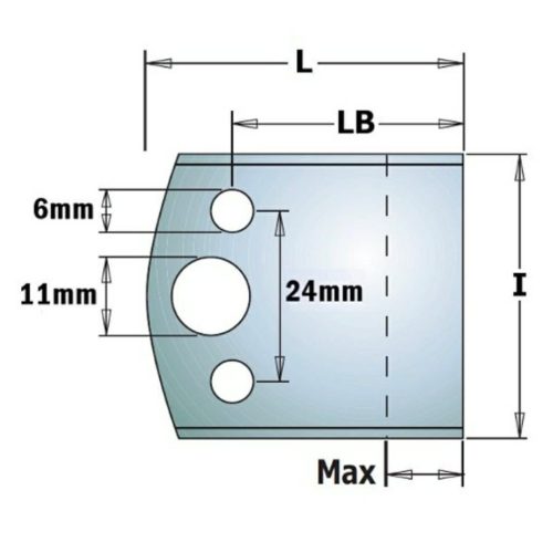 Plăcuțe CMT 50mm. pentru profilat.cod .690.599