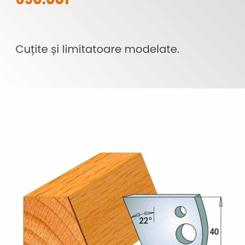 Plăcuțe CMT profilate.cod.690.001
